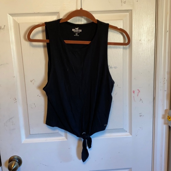 Hollister tie front tank top